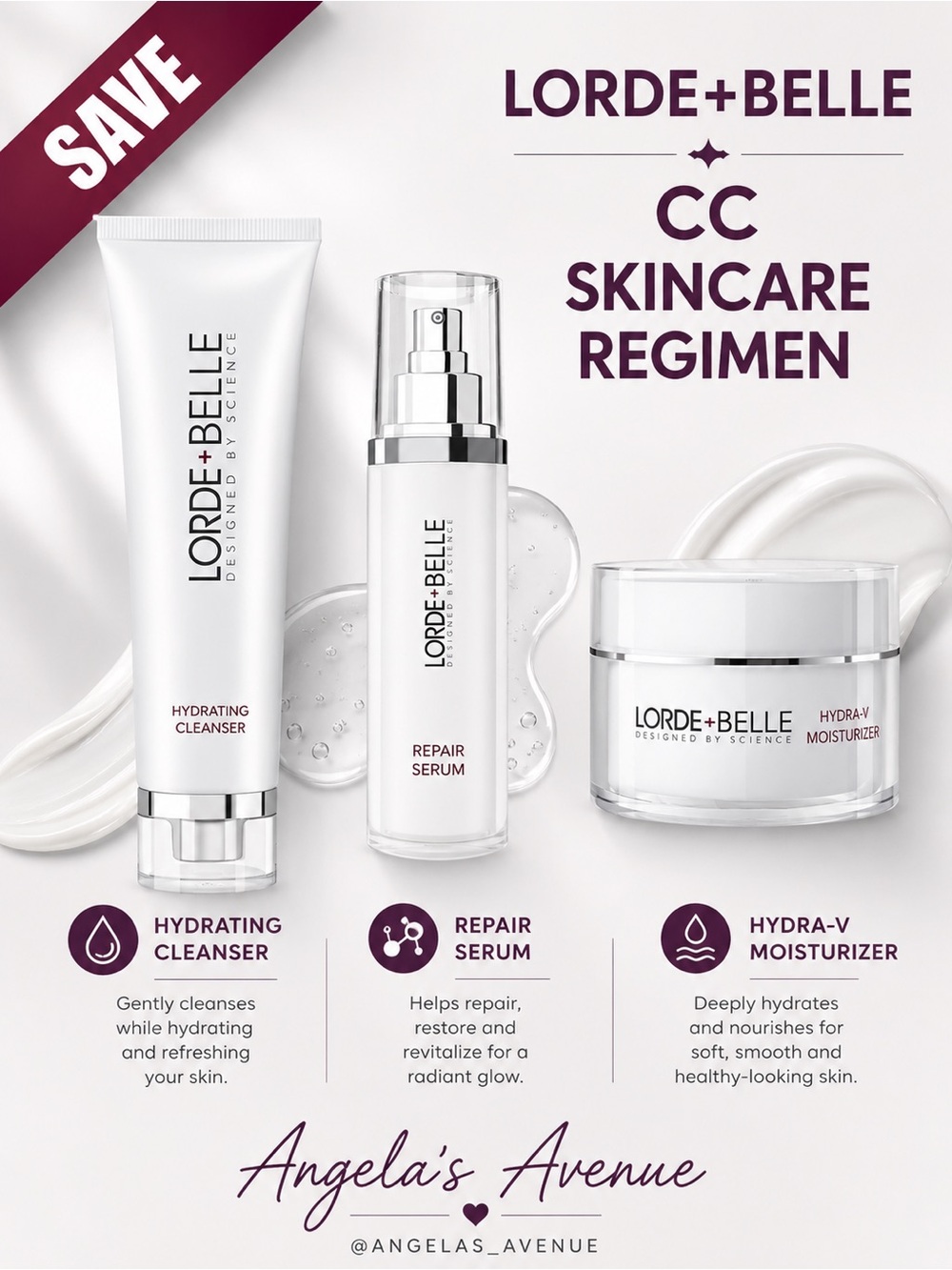 Lorde+Belle CC SKINCARE REGIMEN BOXED SET